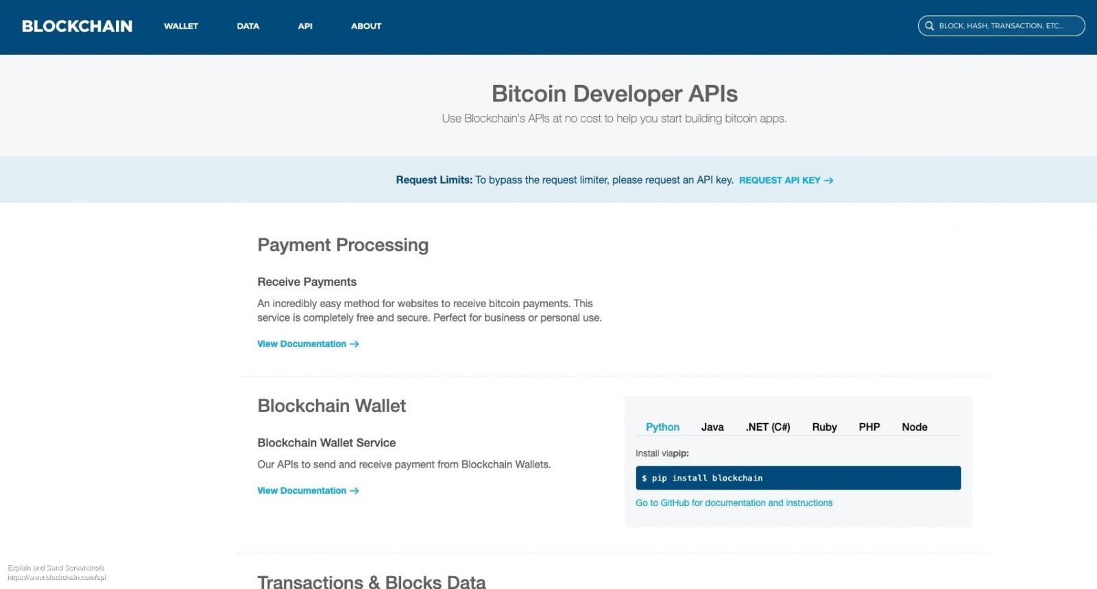 buy bitcoin blockchain api code